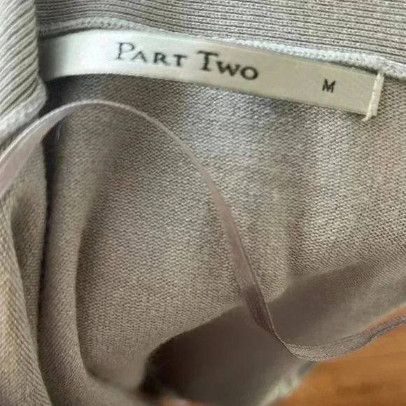 [M]Part Two Chianna Short Cardigan With Tie Closure and Ruched  Shoulders - Picture 11 of 15